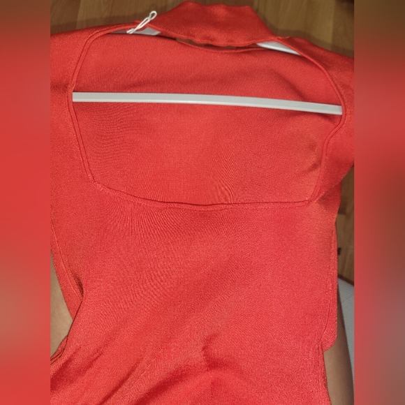 12. VICTORIA BECKHAM OPEN BACK STRETCH KNIT TURTLENECK TOP SIZE 1 / US 4 - Picture 11 of 12